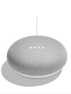 Google Smart Mini Speaker - Light Gray Mesh